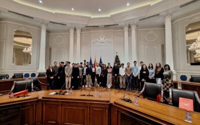 Учениците од МИГ беа во посета на Владата на Р.С. Македонија